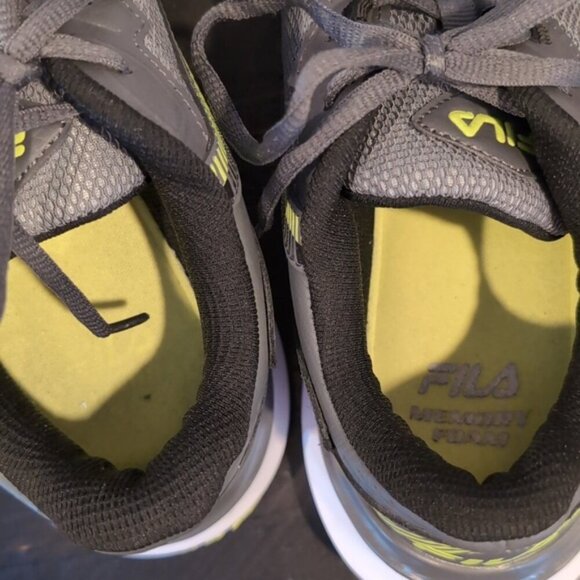 FILA Suspence Energized Running Shoes Leather Mesh Mens Gray Training Sneakers 9 - Picture 9 of 12